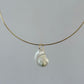 White Shell Collar Necklace