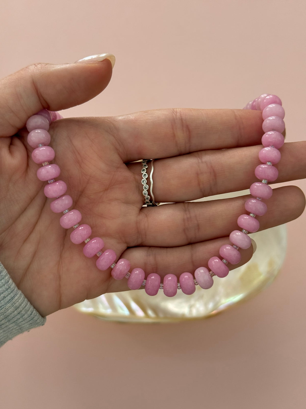 Lilac Haze Beaded Necklace