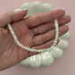 Mother of Pearl Saucer Necklace