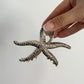 Silver Starfish Hair Clip