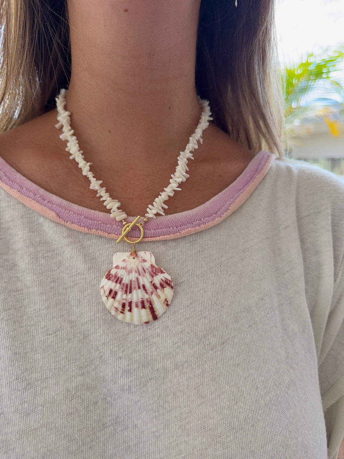 Shell Toggle Scallop Shell Toggle Necklace – Mermaid and Me