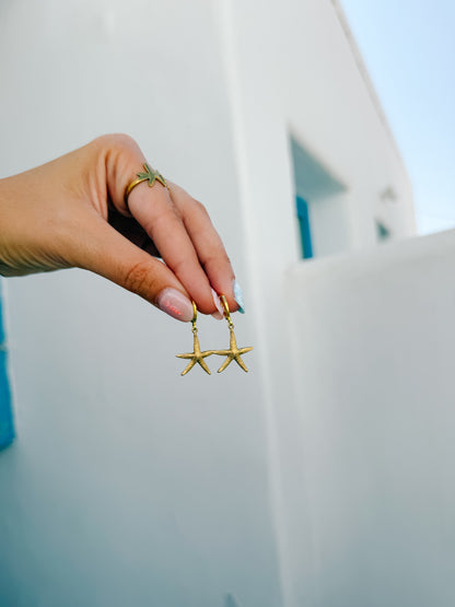 Big Starfish Earrings