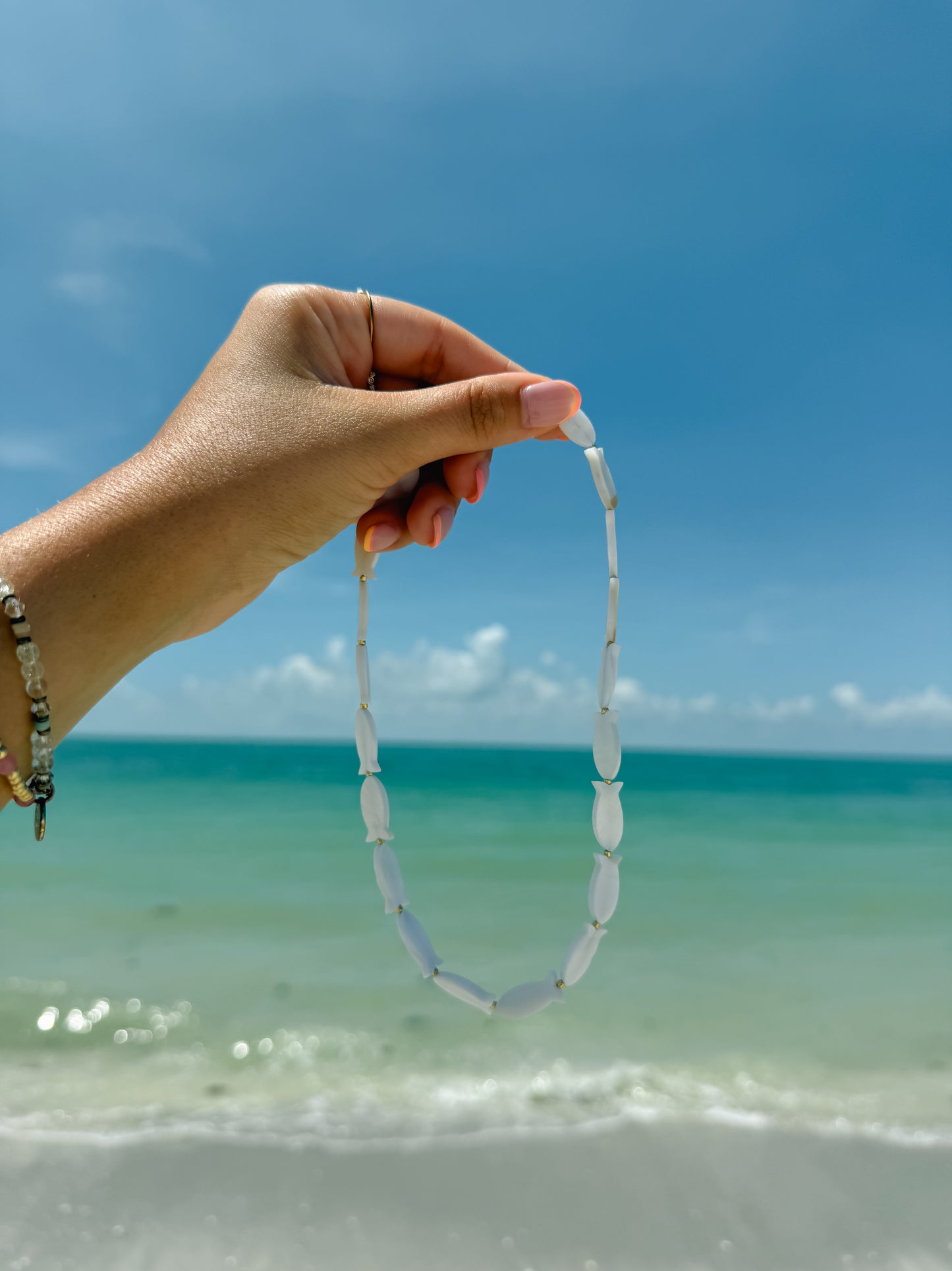 Just Keep Swimming Fish Necklace