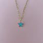 Blue Star Necklace