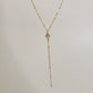 Lariat CZ Necklace