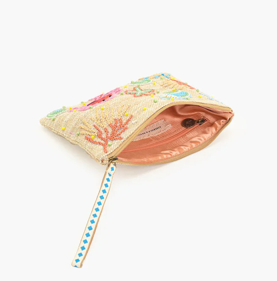 Crab & Shell Wristlet