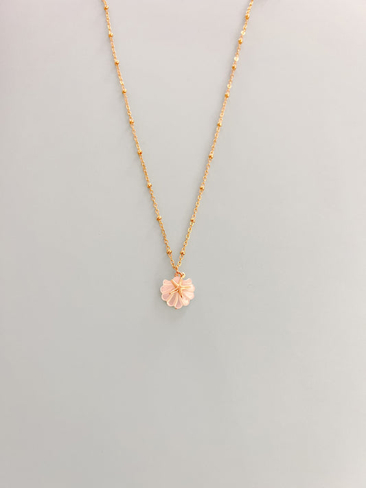 Mother of Pearl Shell & Starfish Necklace