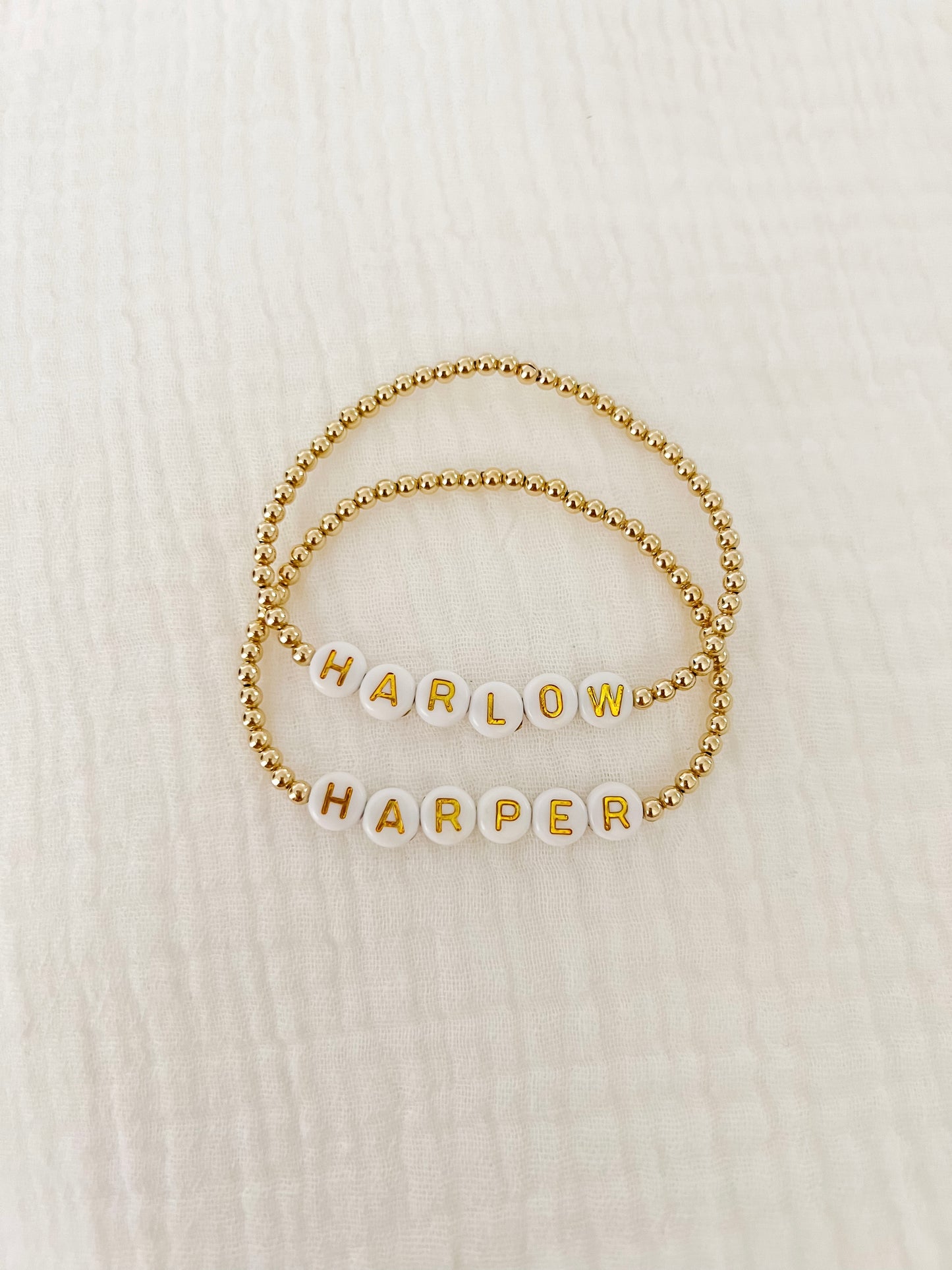 Gold Filled Custom Name or Word Bracelet