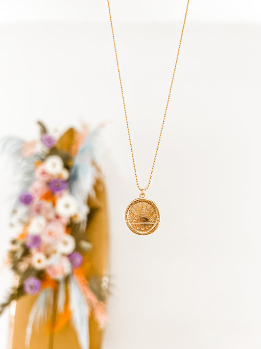 Gold Sunrise Necklace