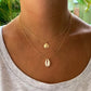 Gold Sand Dollar Necklace