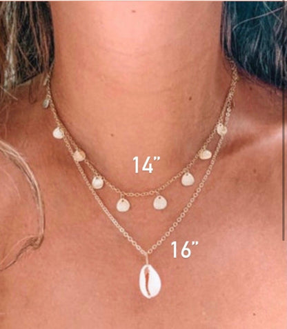 Golden Shells Necklace