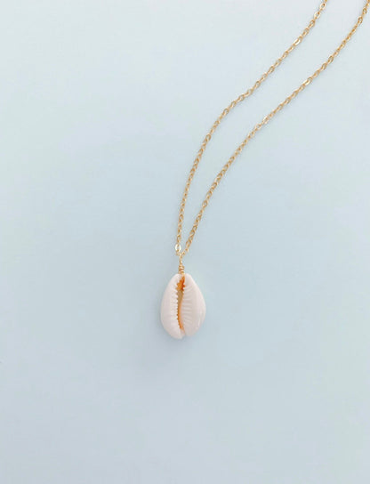 Cowrie Shell Layering Necklace Lightweight