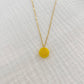 Yellow Smiley Face Necklace