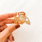 Mini Gold Seashell & Starfish Hair Clip