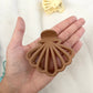 Matte Seashell Hair Claw Clip