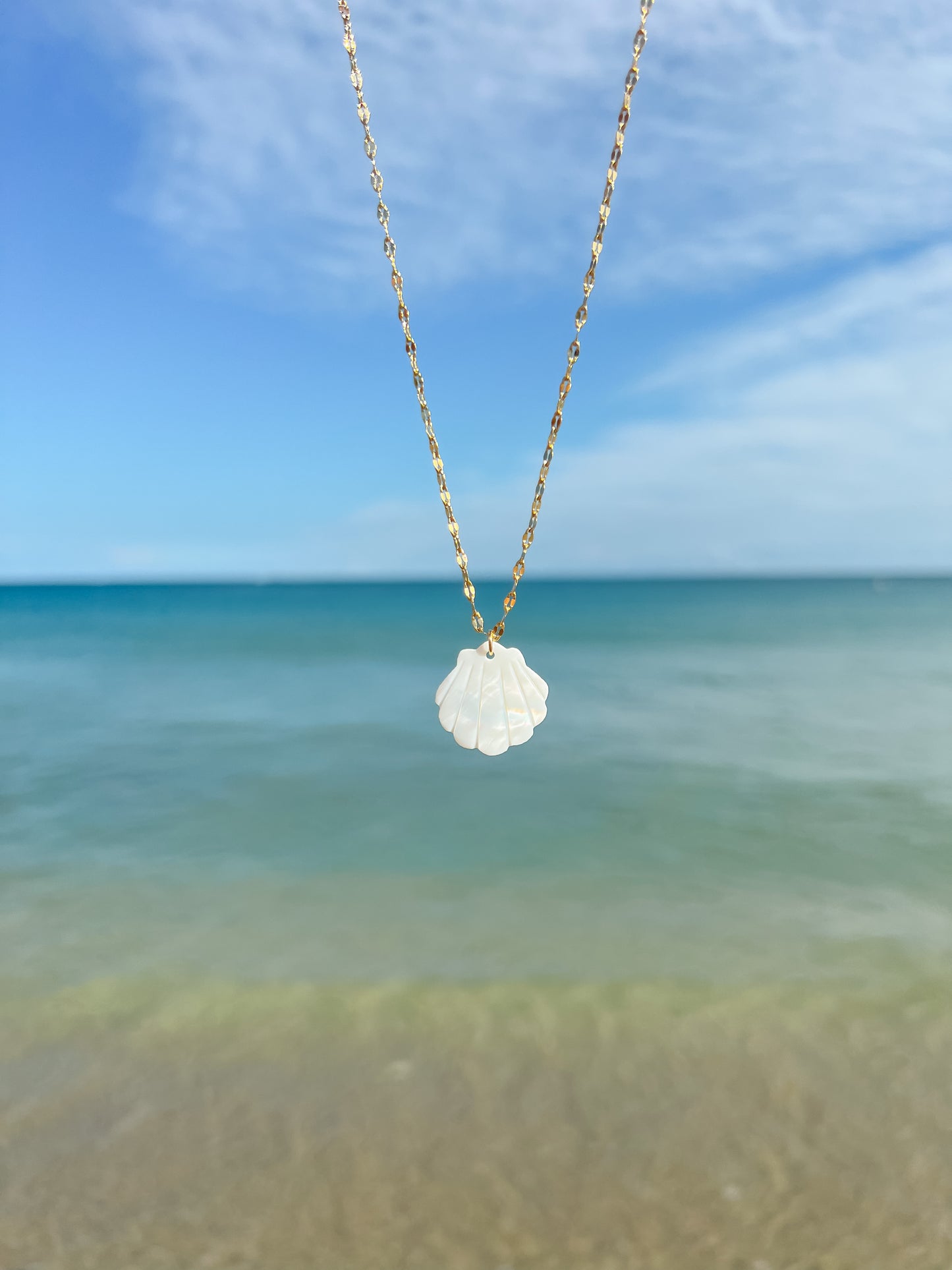 Mother of Pearl Shell Necklace