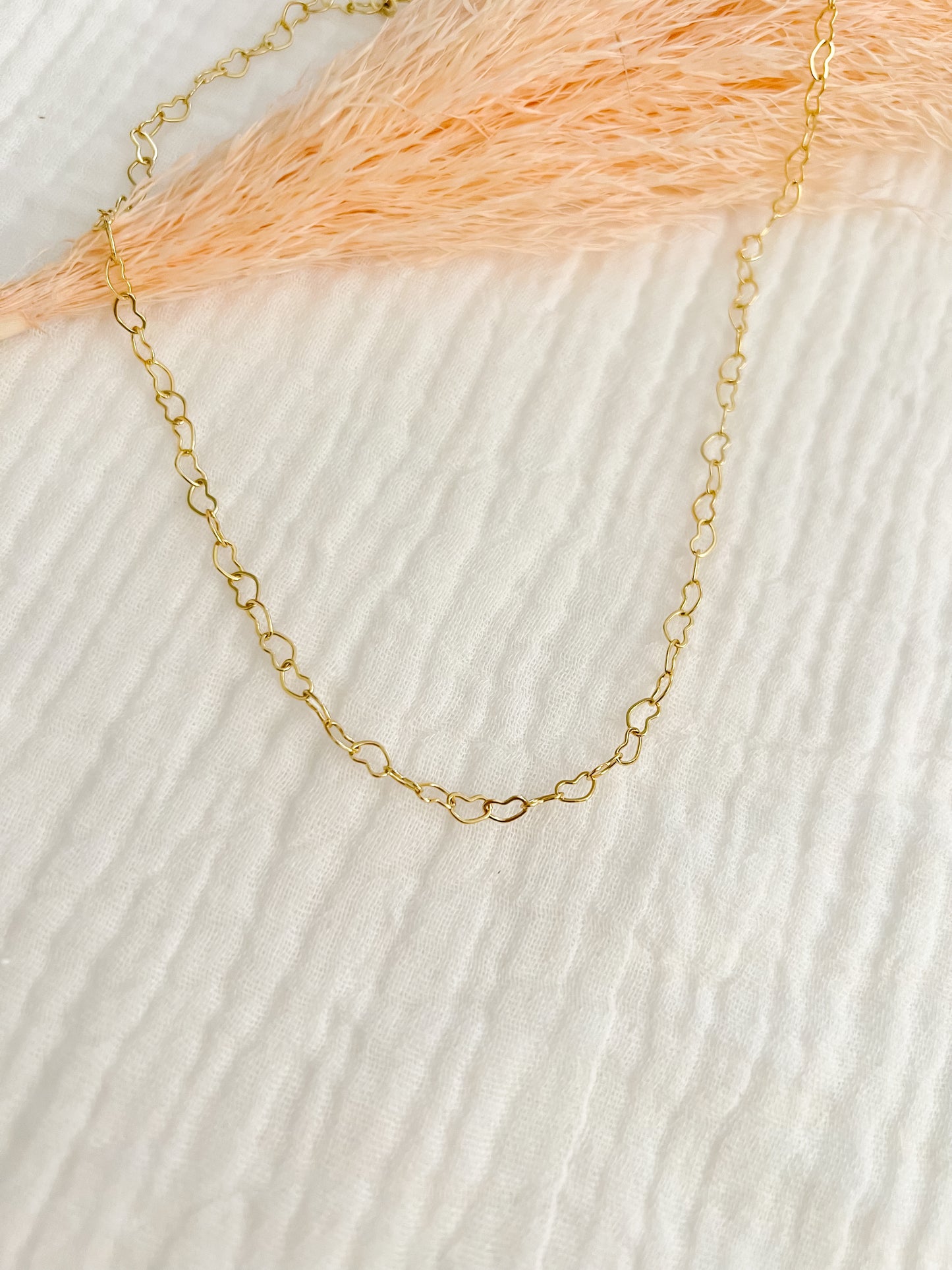 Heart Chain Layering Necklace