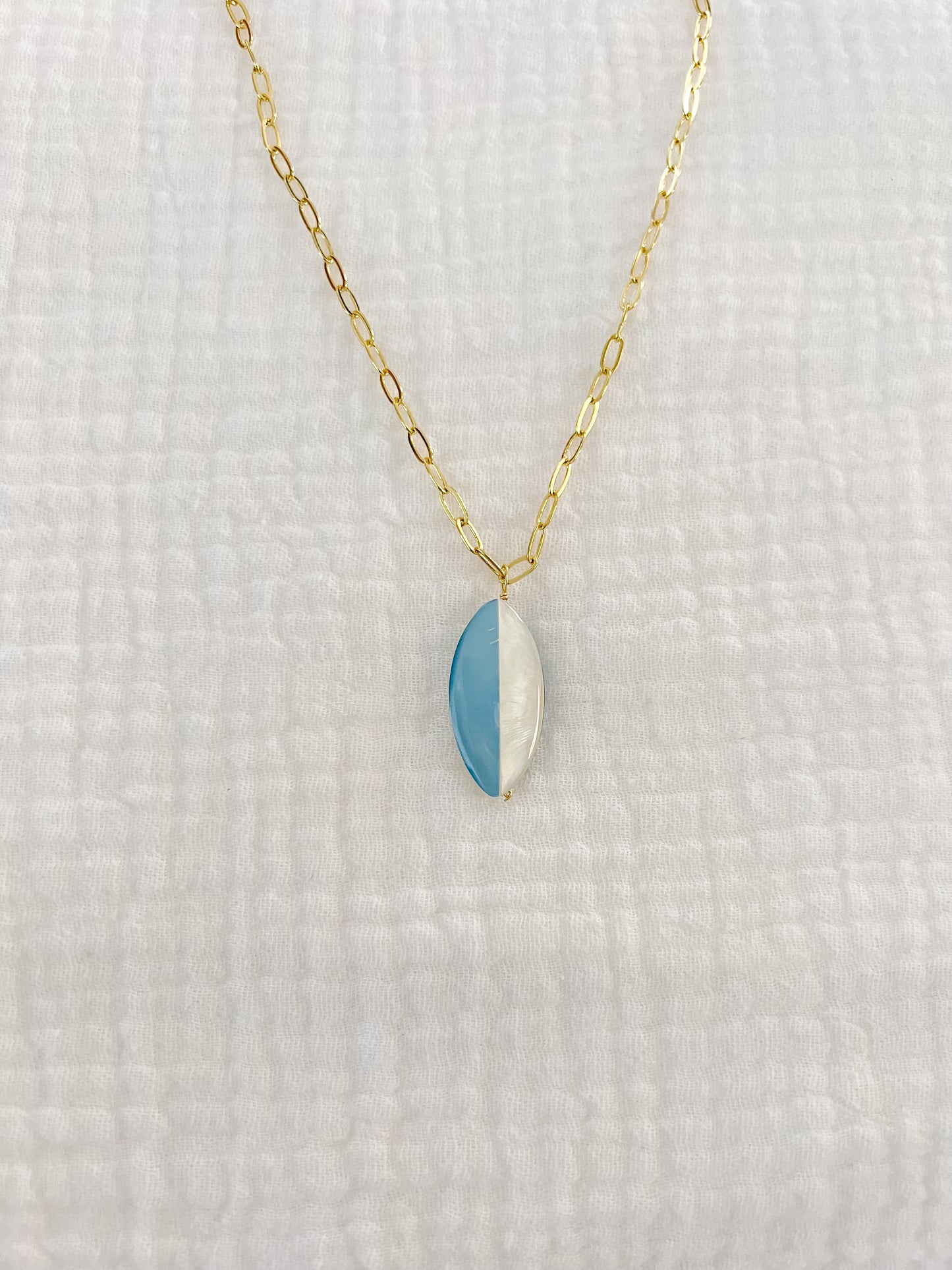 Blue Surfs Up Necklace