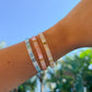 Neutrals & Gold Tile Bracelet