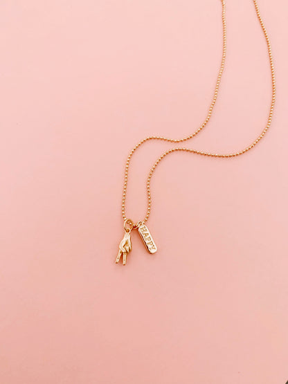 Peace & Happy Necklace