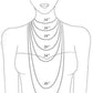 Cowrie Shell Layering Necklace Lightweight