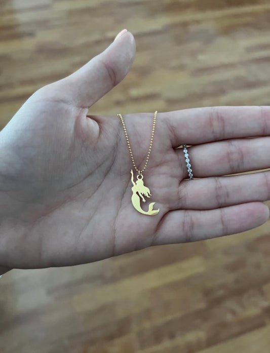 Gold Mermaid Necklace