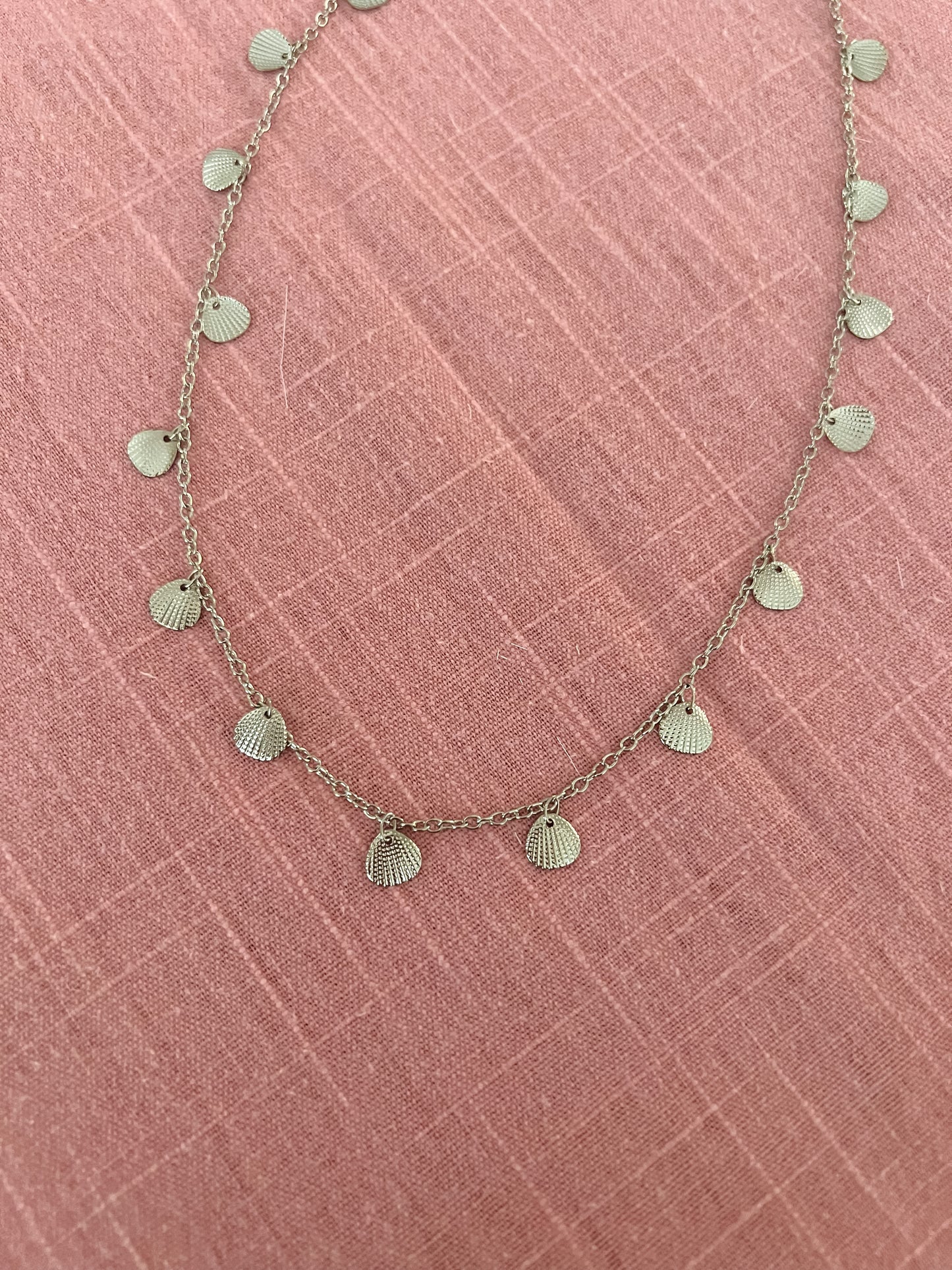 Silver Shells Necklace