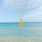 Scallop Sun Necklace