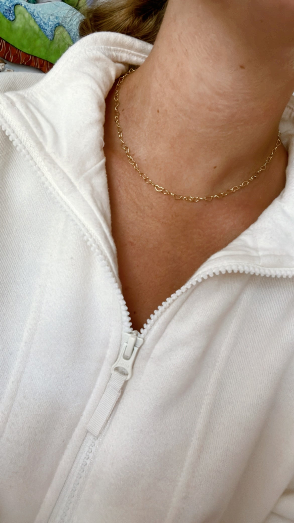 Heart Chain Layering Necklace