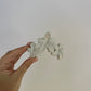 White, Pale Blue, or Light Pink Plumeria Hair Claw Clip