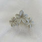 White, Pale Blue, or Light Pink Plumeria Hair Claw Clip